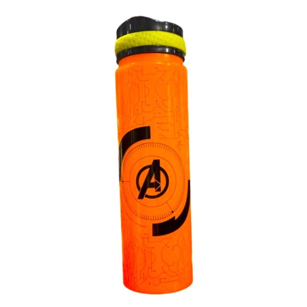 Disney Parks Marvel Comics Avengers Campus Water Bottle Built In Straw NWT 27oz